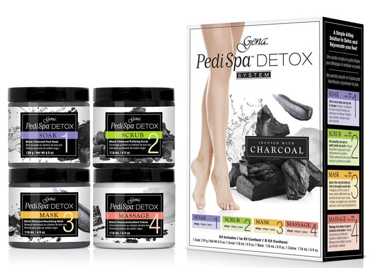 Pedi Detox Black 4pc Kit #10332
