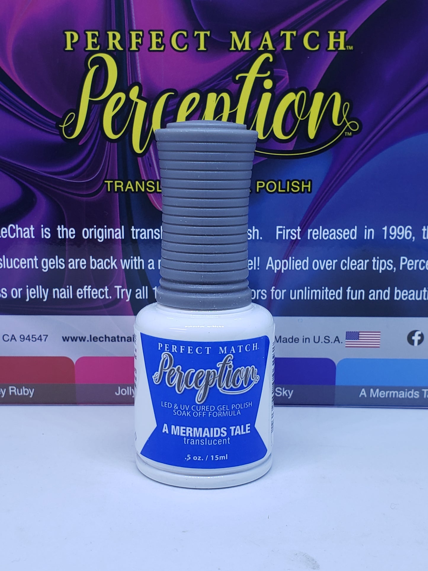Perfect Match Perception Translucent A MERMAIDS TALE .5 oz TGP11-Beauty Zone Nail Supply