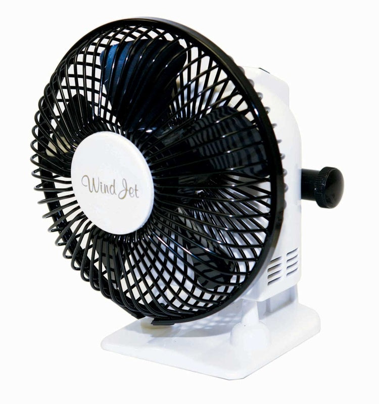 Best super mini fan 5" combo color white black-Beauty Zone Nail Supply