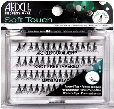 Ardell Soft Touch Individual Knot-Free Medium Black #68284-Beauty Zone Nail Supply
