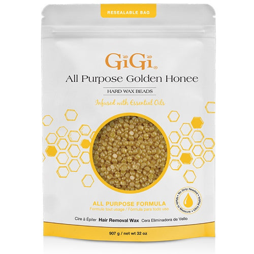 GigI wax All purpose golden honey wax beads- 32 OZ-Beauty Zone Nail Supply