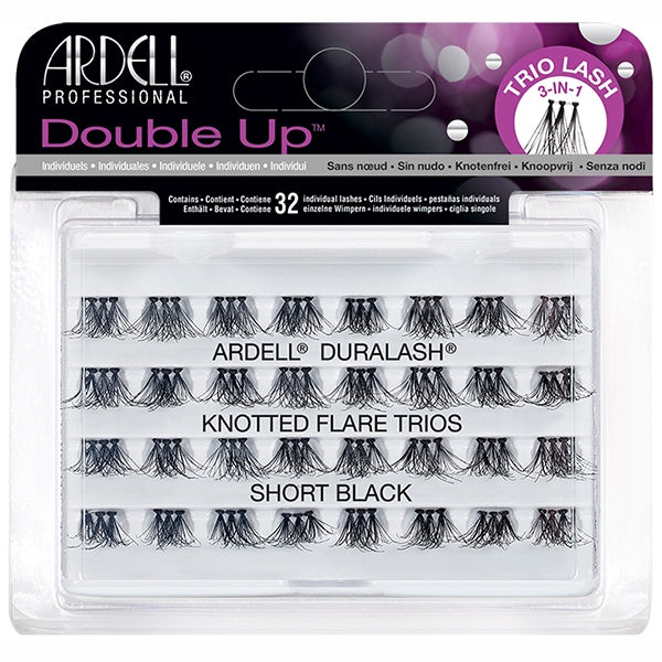 Ardell Double Up Knotted Trios Individuals Short 66493-Beauty Zone Nail Supply