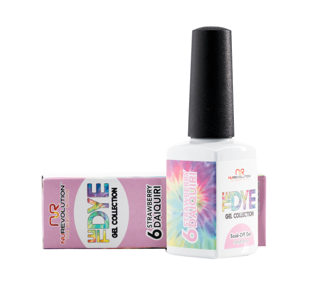 Nurevolution Tiedye Gel #06 Strawberry Daiquiri 15ml-Beauty Zone Nail Supply