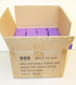 999 pumice purple 500 pc medium #pk6 - BeautyzoneNailSupply