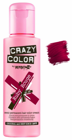 Crazy Color vibrant Shades -CC PRO 66 RUBY ROUGE 150ML-Beauty Zone Nail Supply