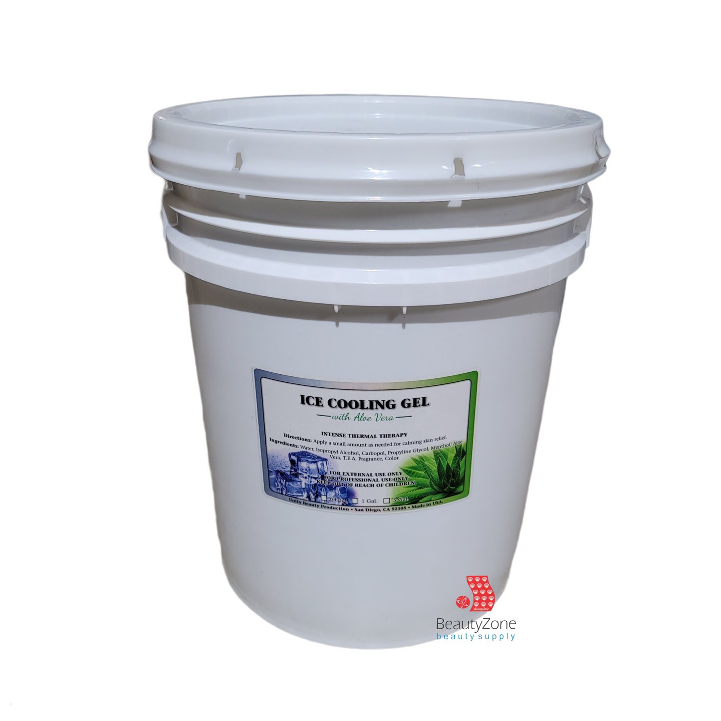 UNITY Ice Cooling Gel w/ Aloe Vera Pail 5 Gallon