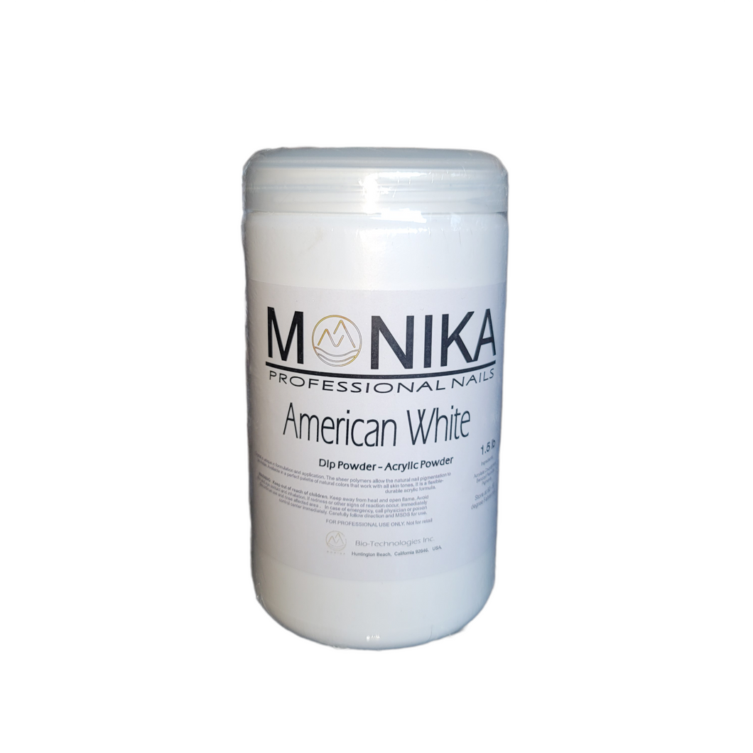 Monika Dip & Acrylic Powder American White 1.5 lb