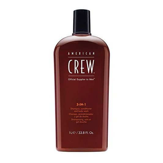 American Crew 3 in 1 Shampoo Conditioner & Body Wash 33.8 oz