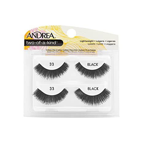 Andrea Twin Pack Lashes Black 33 #61793