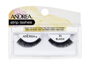 Andrea Strip Lashes 35 Black #61988