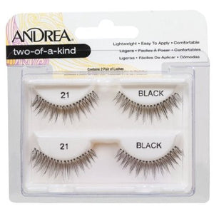 Andrea Twin Pack Lashes Black 21 #61792