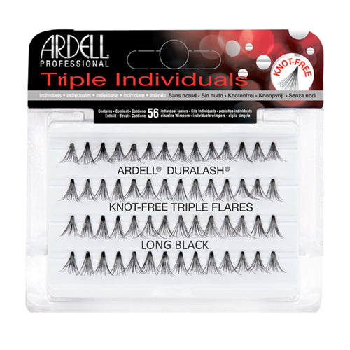 Ardell Triple Individuals Knot-Free Long Black #66497