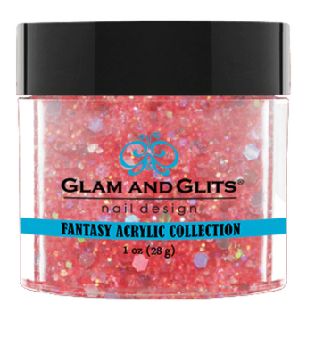 Glam & Glits Fantasy Acrylic (Glitter) 1 oz Pinkarat- FAC533-Beauty Zone Nail Supply