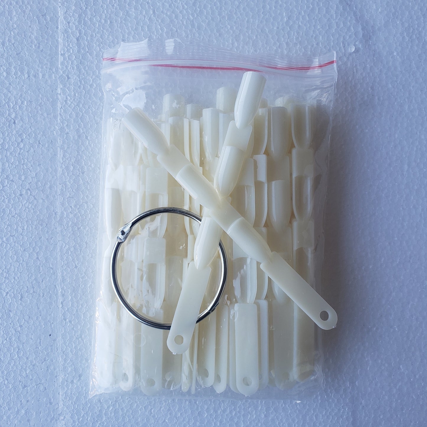 50pcs 3 side color chart w/ring #10806