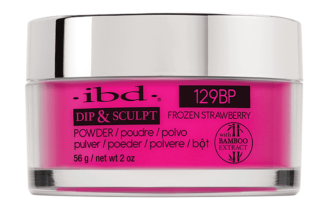 ibd Dip & Sculpt Frozen Strawberry 129BP2 2 oz-Beauty Zone Nail Supply
