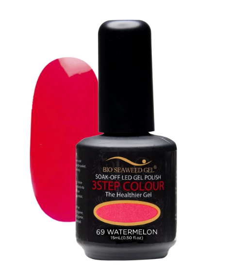 Bio Seaweed 3STEP Gel Polish 69 Watermelon-Beauty Zone Nail Supply