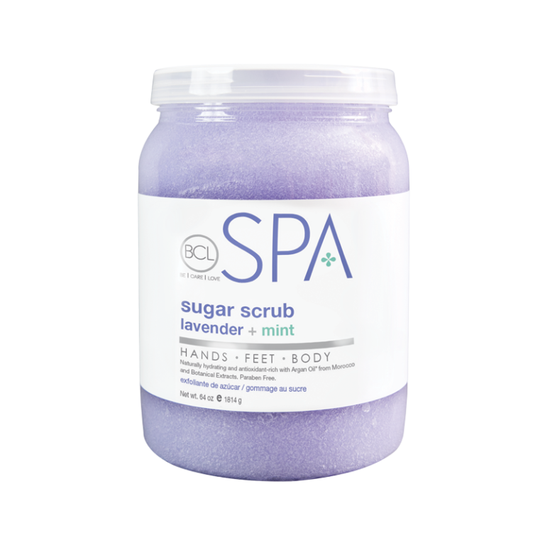 BCL SPA Sugar Scrub Lavender + Mint 64oz-Beauty Zone Nail Supply