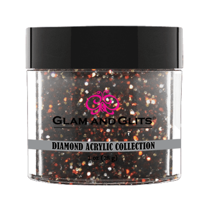 Glam & Glits Diamond Acrylic (Glitter) 1 oz Espresso - DAC49-Beauty Zone Nail Supply