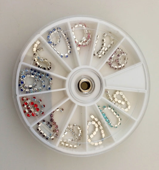 Nail art 12 rhinestone chains #9293-Beauty Zone Nail Supply