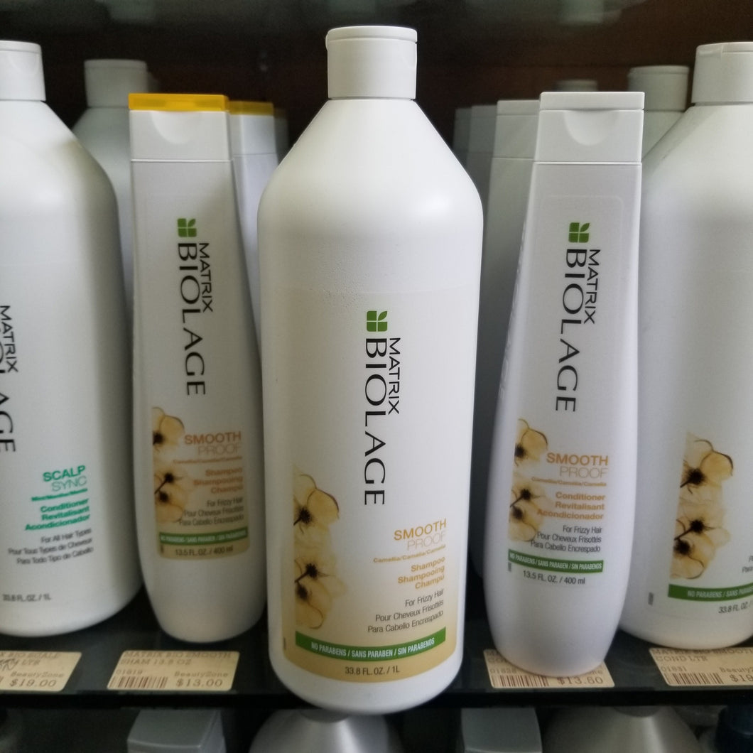MATRIX BIOLAGE SMOOTHPROOF SHAMPOO 33.8 OZ #01824 - BeautyzoneNailSupply