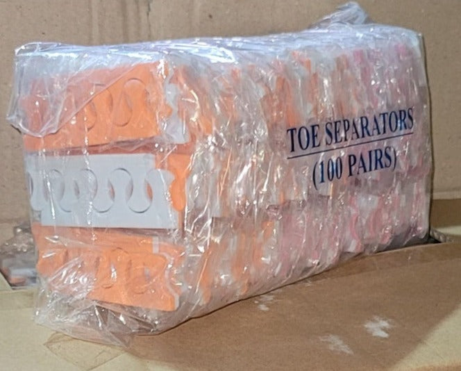 Toe Separator 100 Pair / Bag-Beauty Zone Nail Supply
