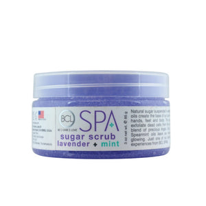 BCL SPA Sugar Scrub Lavender + Mint 3oz-Beauty Zone Nail Supply