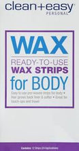 Load image into Gallery viewer, Clean &amp; Easy Body Strip Wax 12 Pcs #672153450164-Beauty Zone Nail Supply