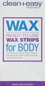 Clean & Easy Body Strip Wax 12 Pcs #672153450164-Beauty Zone Nail Supply