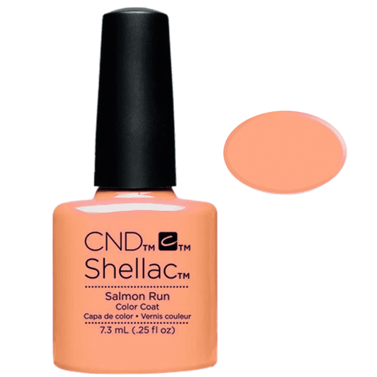 Cnd Shellac Salmon Run .25 Fl Oz-Beauty Zone Nail Supply