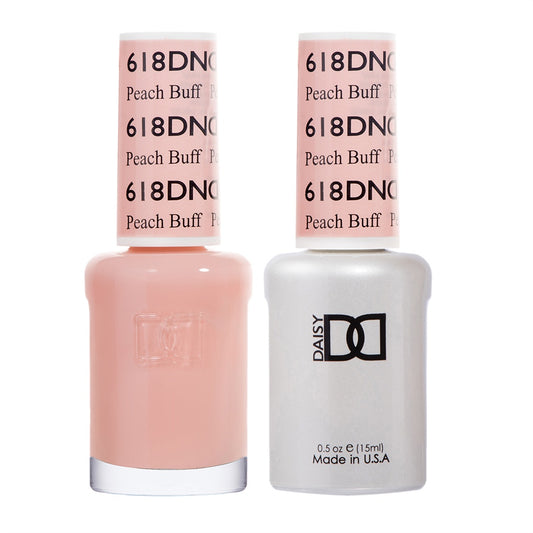 DND Duo Gel & Lacquer Peach Buff #618-Beauty Zone Nail Supply