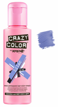 Crazy Color vibrant Shades -CC PRO 55 LILAC 150ML-Beauty Zone Nail Supply