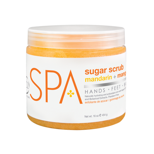 BCL SPA Sugar Scrub Mandarin + Mango 16oz-Beauty Zone Nail Supply