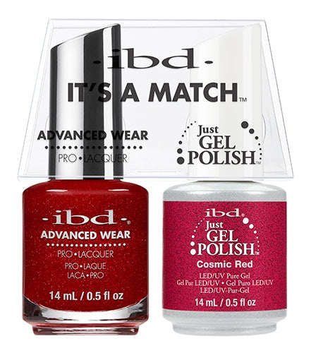 ibd Advanced Wear Color Duo Cosmic Red 1 PK-Beauty Zone Nail Supply