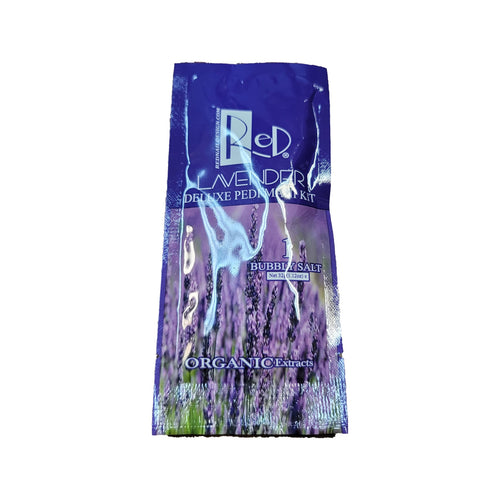 Red Manicure Pedicure Spa Step 1 Lavender Bubbly Salt-Beauty Zone Nail Supply