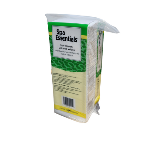 Graham Spa Essentials 4x4 Non-Woven Esthetic Make-Up Wipes 200 ct / Bag #52509