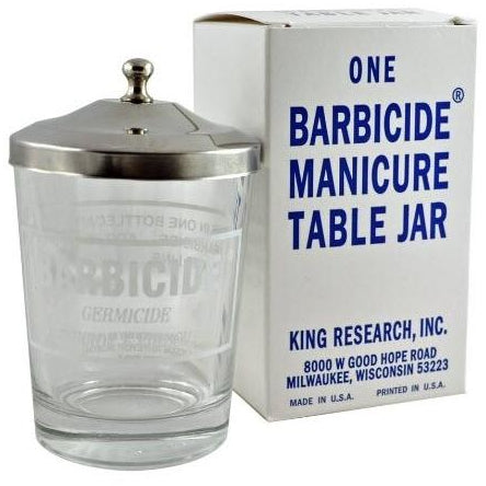 Barbicide Disinfectant Small Jar for Salons & Barbershop