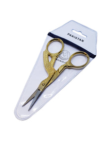 Monika Stork Scissors Gold Plated 3.5"-Beauty Zone Nail Supply