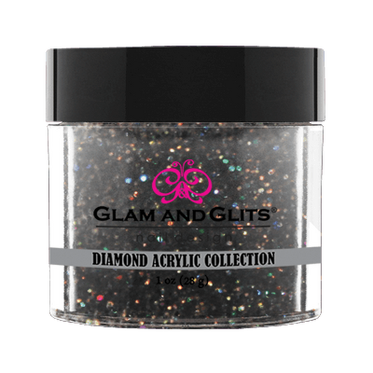 Glam & Glits Diamond Acrylic (Glitter) 1 oz Onyx - DAC64-Beauty Zone Nail Supply