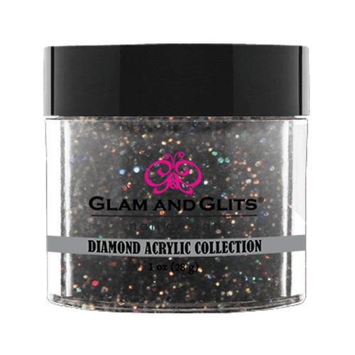 Glam & Glits Diamond Acrylic (Glitter) 1 oz Onyx - DAC64-Beauty Zone Nail Supply
