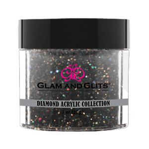 Glam & Glits Diamond Acrylic (Glitter) 1 oz Onyx - DAC64-Beauty Zone Nail Supply