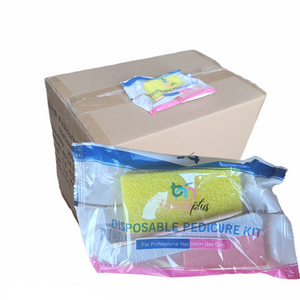 Pedicure Kit 4 Beautyplus (Pumice Yellow-Buffer-File-Pusher) #BP4