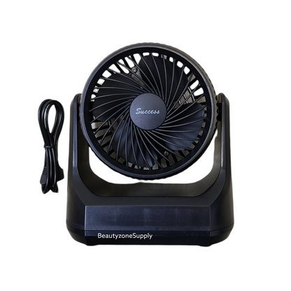 BF01 Rechargeable Mini Table Nail Fan Black