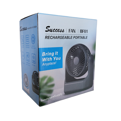 BF01 Rechargeable Mini Table Nail Fan Black