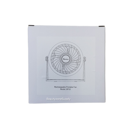 BF02 Success Rechargeable Mini Table Nail Fan White