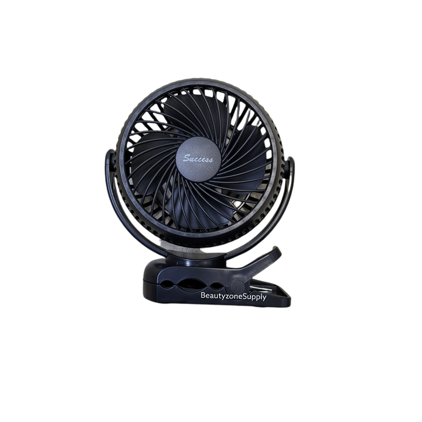 BF04 Success Rechargeable Mini Clip Nail Fan Black