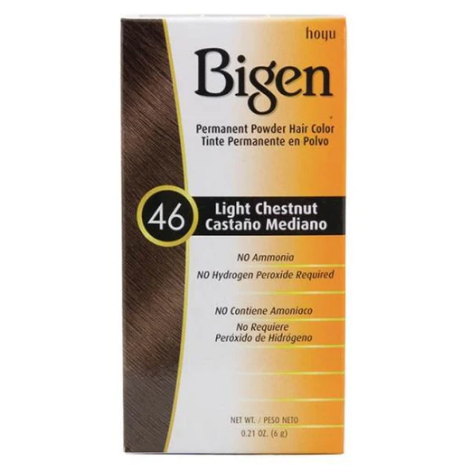 Bigen Permanent Powder Hair Color 46 Light Chestnut
