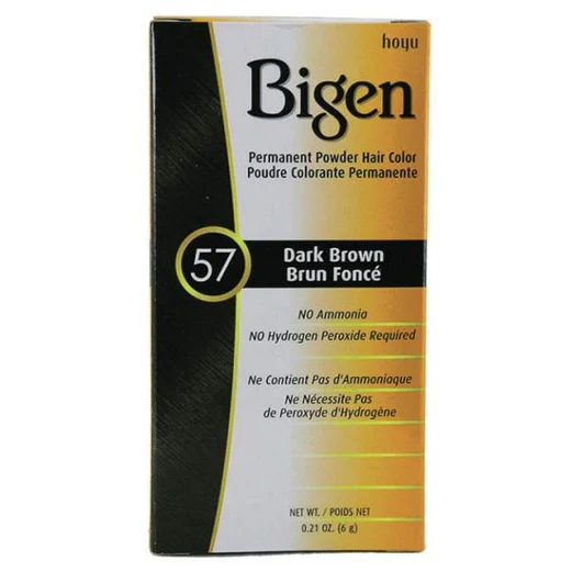 Bigen Permanent Powder Hair Color 57 Dark Brown