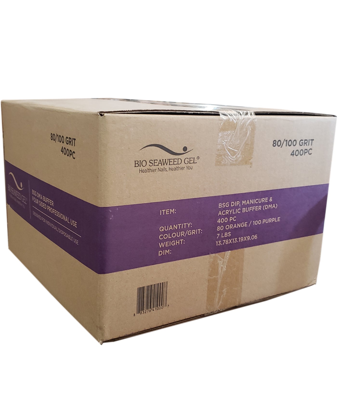 Bio seaweed Buffer purple orange-Beauty Zone Nail Supply