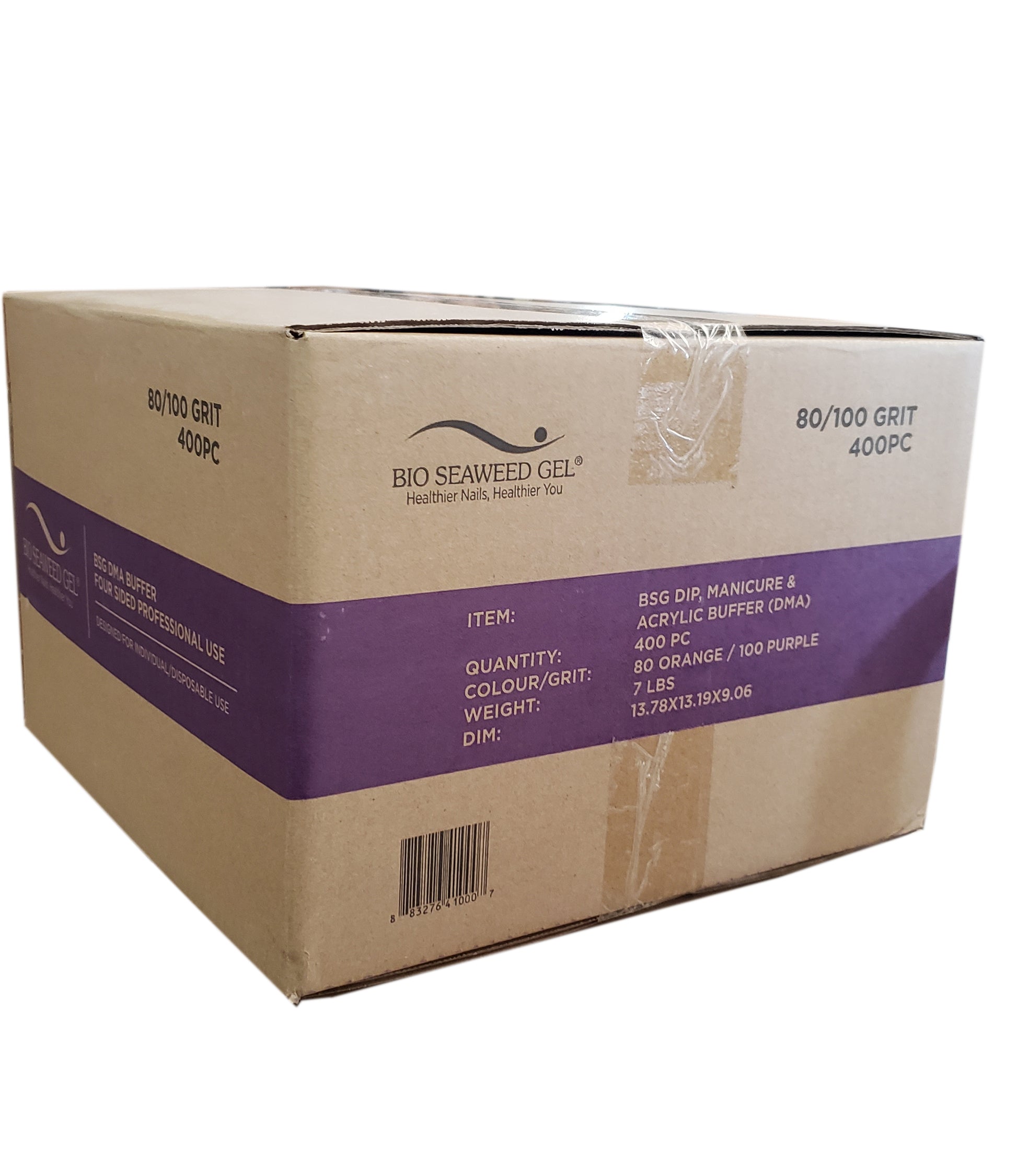 Bio seaweed Buffer purple orange-Beauty Zone Nail Supply