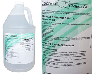 Biocatch RTU Hand Or Surface Sanitizer Refill EPA Reg Gallon-Beauty Zone Nail Supply
